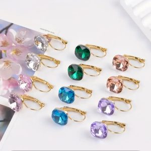 Crystal pop mini earrings