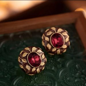 Garnet Studs