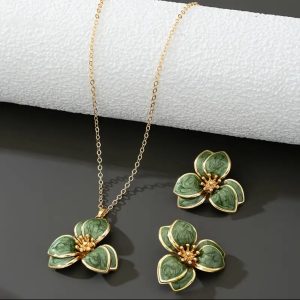 Green Floral set