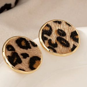 Leopard Studs