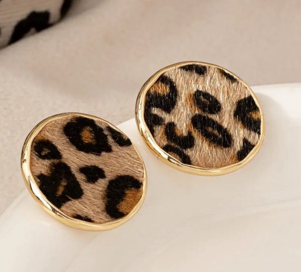 Leopard Studs
