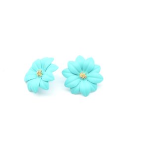 Petal Pop Studs ( Ferozi)