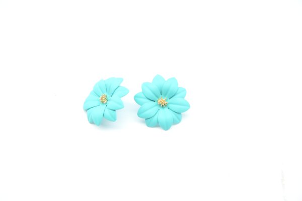 Petal Pop Studs ( Ferozi)